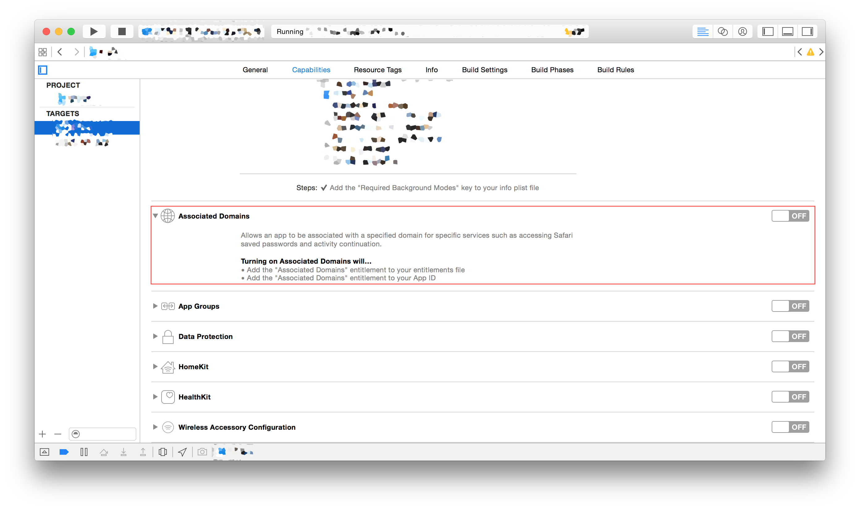 Enable Associated Domains